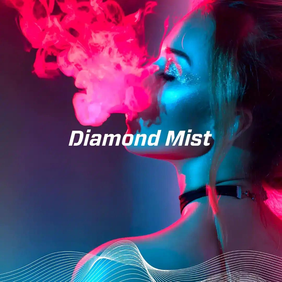 Pack de 10 VAPERS Diamond Mist Sabor Grape Ice - Imagen 2