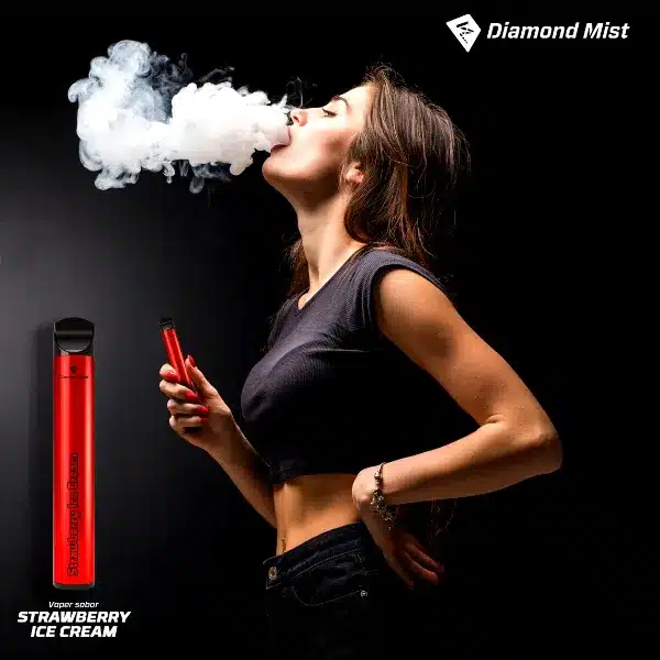 Pack de 10 VAPERS Diamond Mist Sabor Grape Ice - Imagen 3