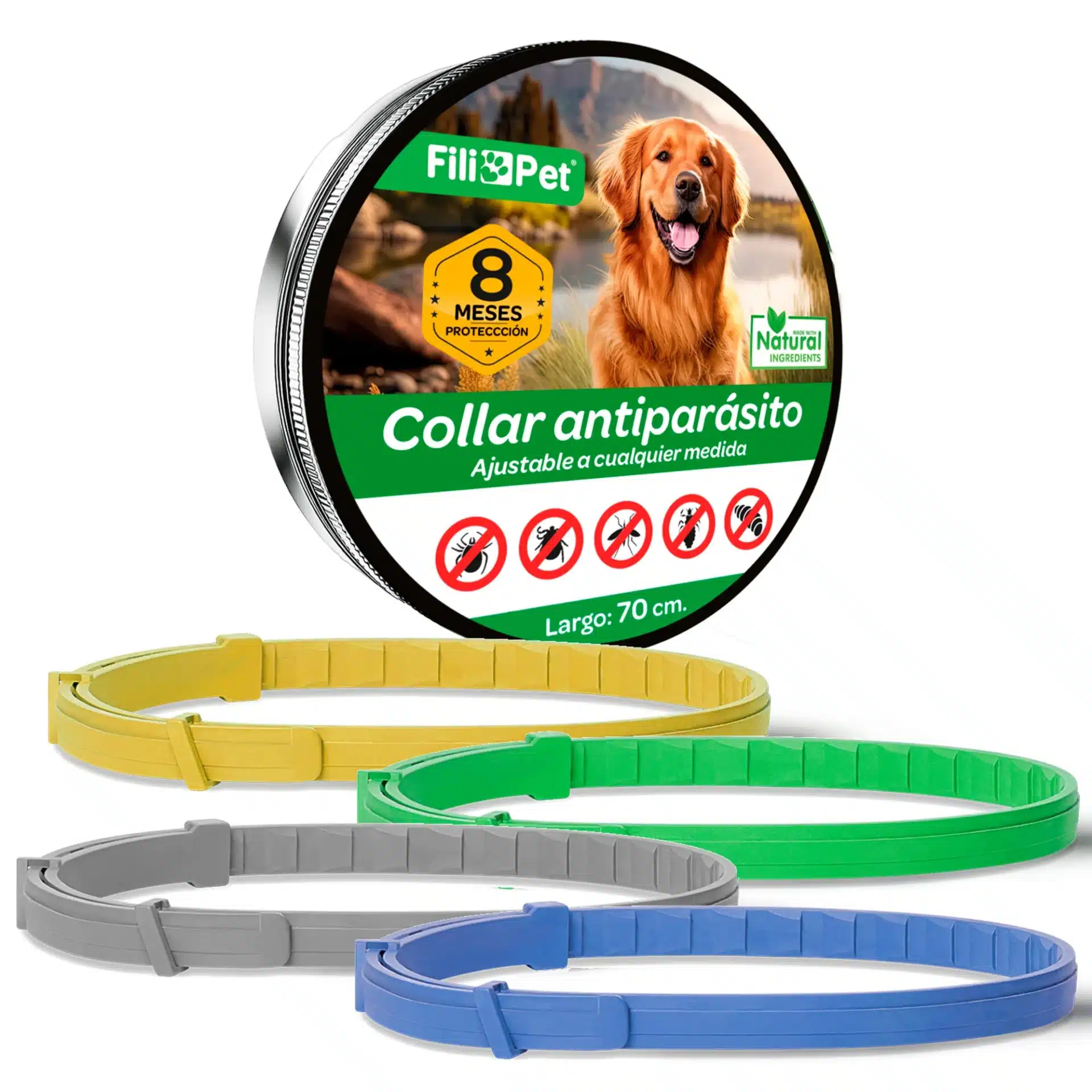 Collar Antiparásitos para Perro - Imagen 2