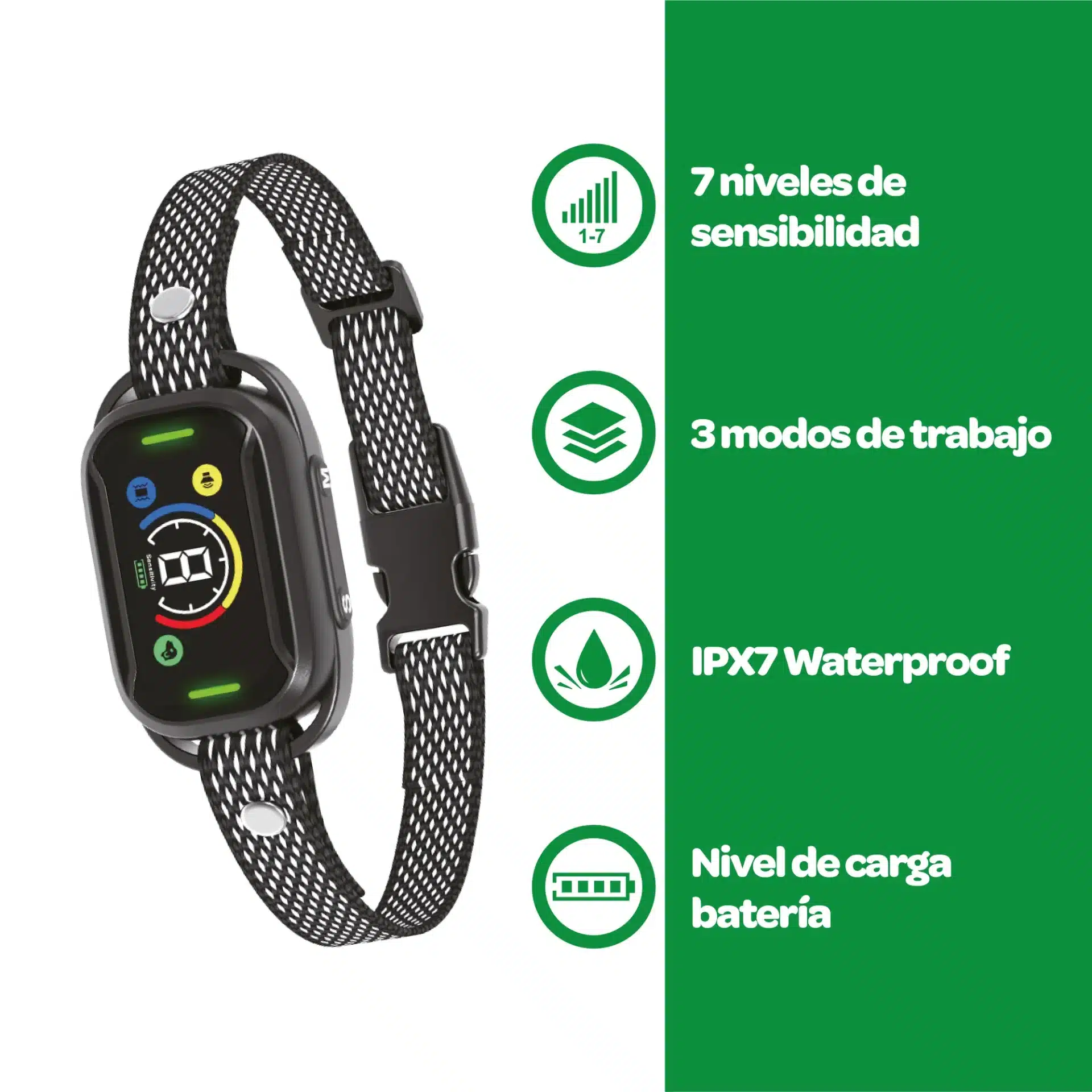 Collar adiestramiento y antiladridos para perros - Imagen 3