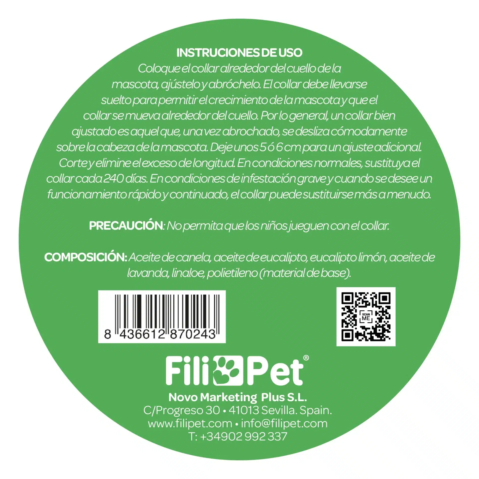 Collar Antiparásitos para Perro - Imagen 4