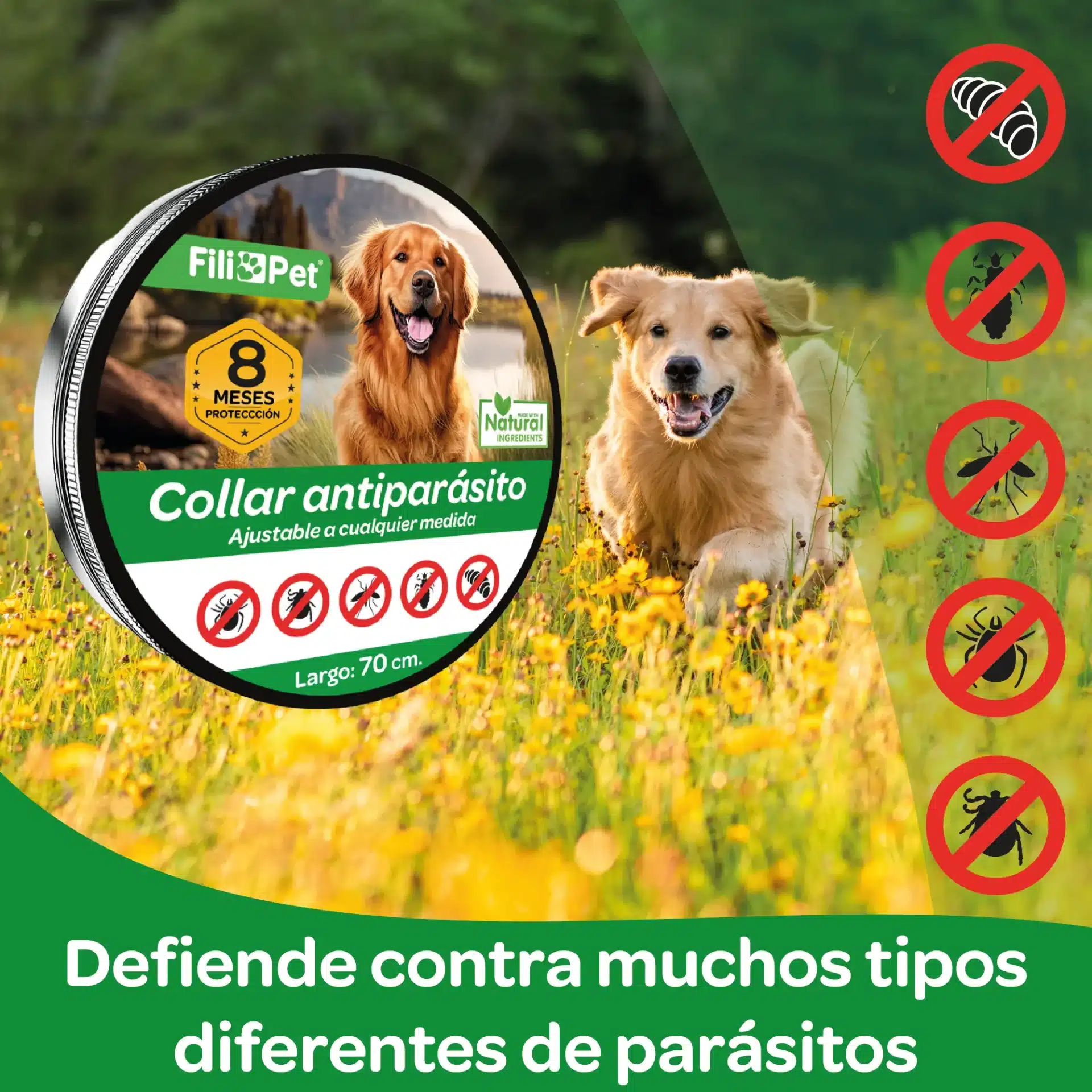 Collar Antiparásitos para Perro - Imagen 5