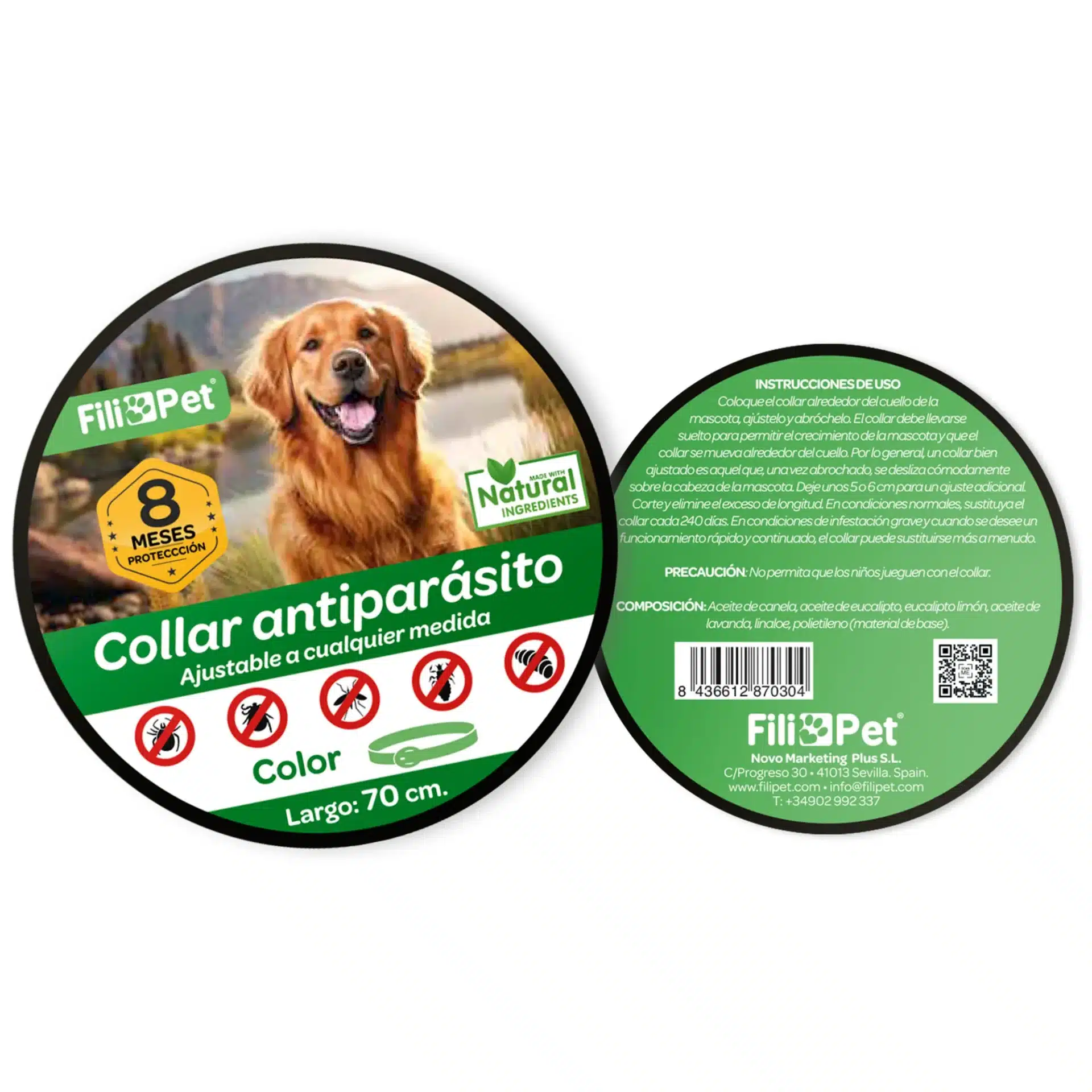 Collar Antiparásitos para Perro - Imagen 6