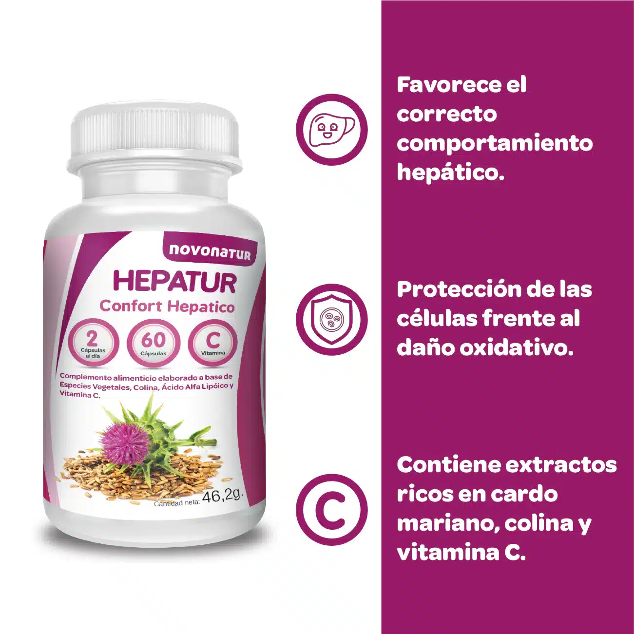 Hepatur Confort Hepático - Imagen 4