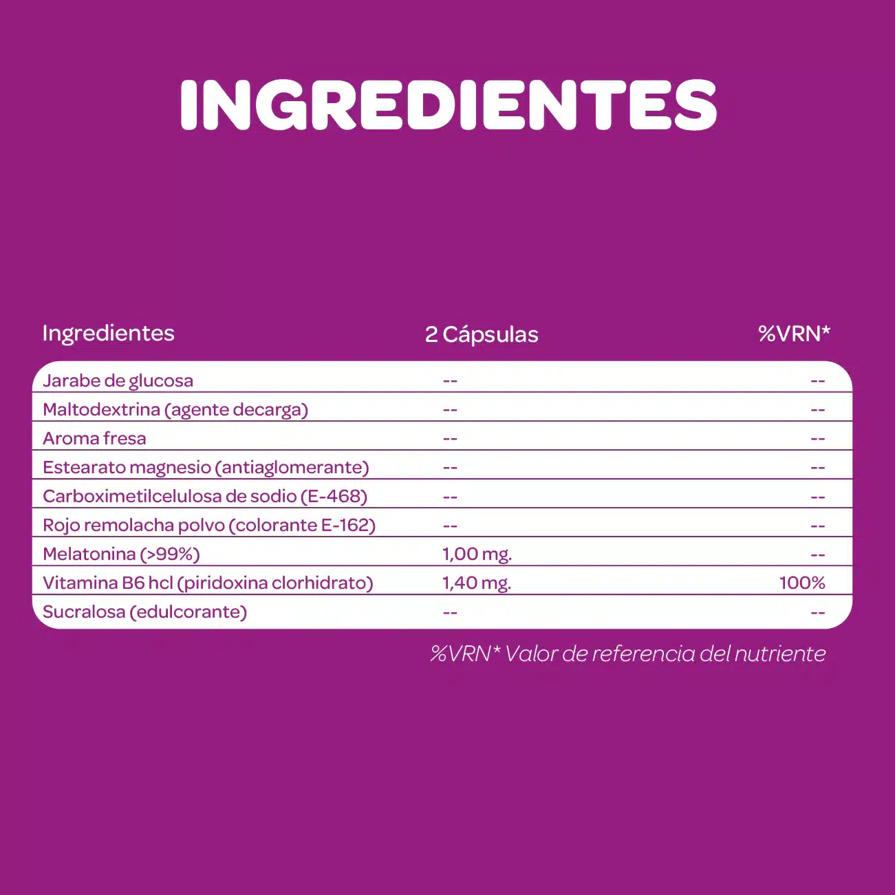 Melatonina masticable + B6 - Imagen 3