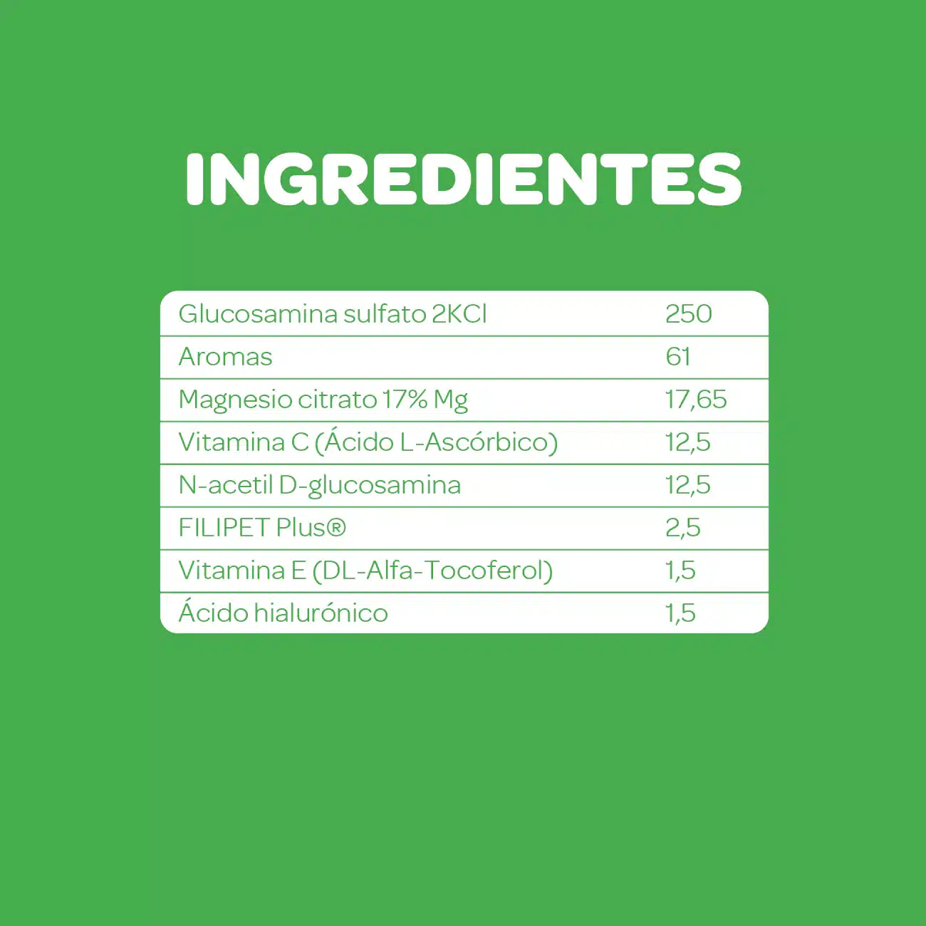 Filiflex Condroprotector + Óxido de Dismutasa. Filipet - Imagen 7