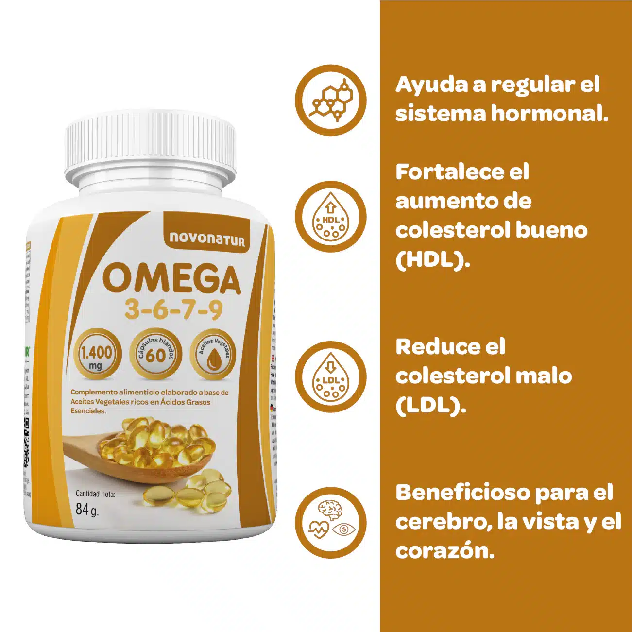 Omega 3 6 7 9 + Aceite de Lino - Imagen 4