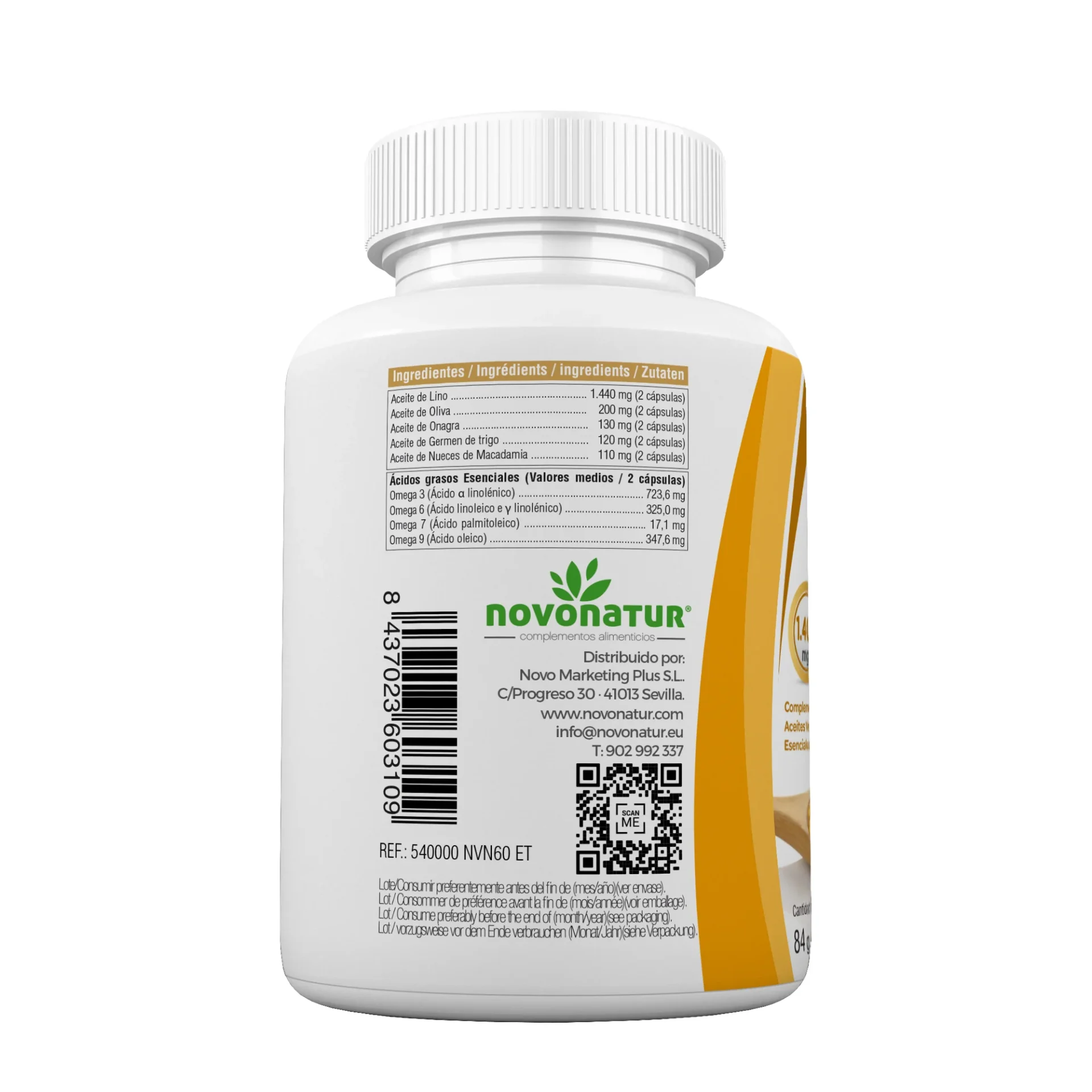 Omega 3 6 7 9 + Aceite de Lino - Imagen 2